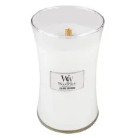 WoodWick Island Coconut 609,5 g in gelb von WoodWick