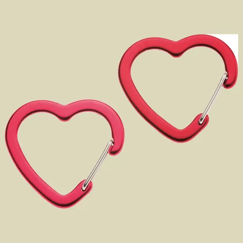 Edelrid Corazon 1 Stk Zugfestigkeit max. 10 kg Farbe fire Materialkarabiner