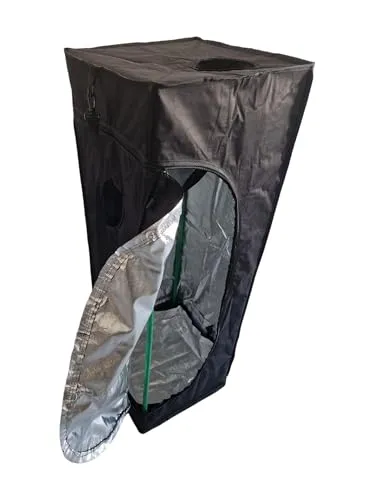 Growbox 40x40x120 - Ideal für Pflanzenzucht - Kategorie: Gewächshäuser & Frühbeete. Diese langlebige und tragbare Growbox bietet UV-Schutz und ist wasserdicht, perfekt für die Indoor-Pflanzenzucht.