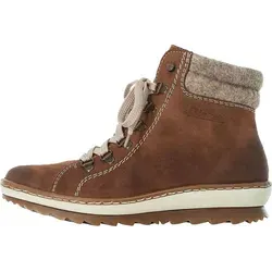 Rieker Damen Stiefeletten Z8610 - Wanderschuhe mit synthetischem Obermaterial und komfortablem Textilfutter, ideal für lange Spaziergänge und wechselhaftes Wetter.