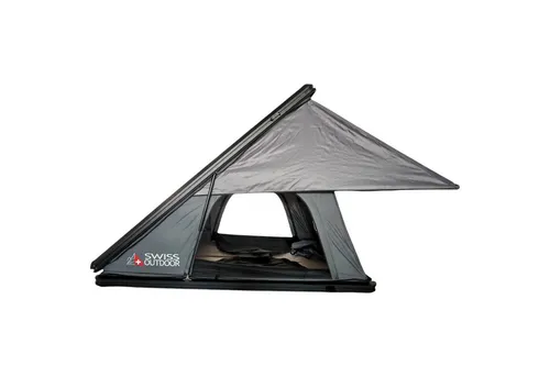 Swiss Outdoor Dachzelt ROOFI-1B, Personen: 2 (Set), Teleskopleiter, praktische Taschen zur Aufbewahrung von Zubehör