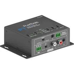 PureTools PT-AA220 - Kompakter 2x20W Audio Verstärker - Verstärker für Konferenzräume, bietet hohe Klangqualität mit innovativer Loop-Out Funktion zur flexiblen Skalierbarkeit und Energieeffizienz der Klasse D.
