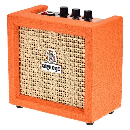 Orange Crush Mini - Kompakter Gitarrenverstärker, 3 Watt Leistung, batteriebetrieben und ideal für unterwegs