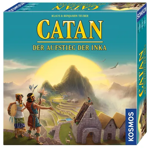 KOSMOS Catan - Der Aufstieg der Inka - Gesellschaftsspiel für 3-4 Personen ab 12 Jahren, eigenständige Edition mit neuartigen Spielelementen und kostenloser Erklär-App für ein spannendes Spielerlebnis.