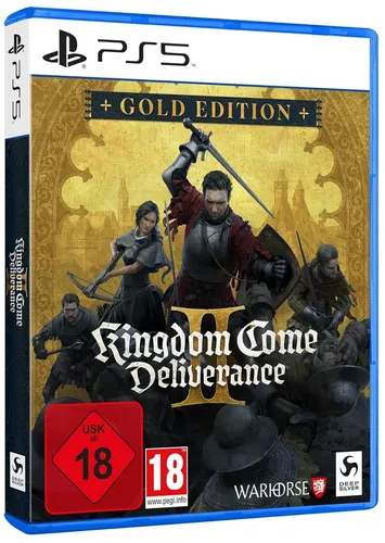 Kingdom Come Deliverance II Gold Edition (PS5) - Action-Rollenspiel im mittelalterlichen Böhmen, inklusive Erweiterungspass und exklusiven DLCs für ein intensives Spielerlebnis.