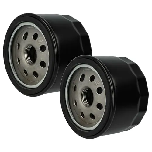 vhbw 2x Ölfilter Ersatz für Kawasaki 490657002, 490652077, 490652076, 490652057, 490650721 für Rasenmäher, Radlader - Ersatzfilter