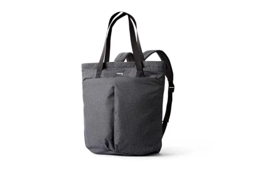 Bellroy Lite Totepack - 18L Allround Tragetasche und Rucksack in ArcadeGray - Reisetasche aus 100% recyceltem, wasserabweisendem Ripstop-Gewebe, wandelbar von Tasche zu Rucksack, ideal für Strand, Reisen und Fitness.
