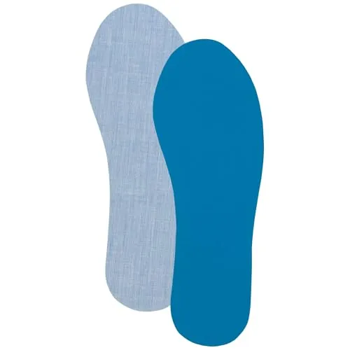 Einlege Sohlen Komfort Elastische Schuh Einlagen 30516 Blau Weiß 36