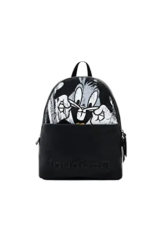 Desigual Damen Rucksack Bugs Bunny Mombasa Mini schwarz in schwarz von Desigual