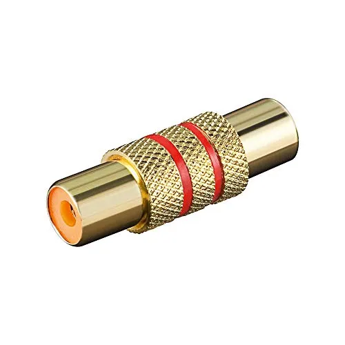 Adapter Cinch Kupplung auf Cinch Kupplung (Gold)