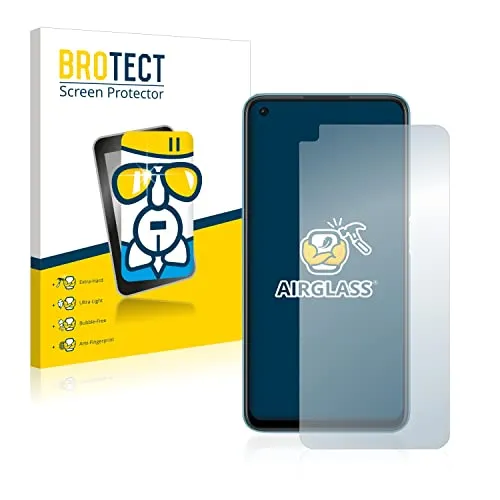 BROTECT Schutzglas für Oppo A76 Schutzfolie Panzer Folie Glas Displayschutz Made in Germany [Extrem Kratzfest 9H, Anti-Fingerprint,Transparent]