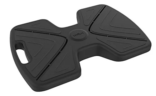 UNiLUX Fußstütze UPDOWN, schwenkbar, schwarz - Ergonomische Fußstütze aus ABS-Kunststoff, schwenkbar nach vorne und hinten, ideal für Steharbeitsplätze, sorgt für eine angenehme Haltung am Arbeitsplatz. Maße: (B)450 x (T)300 mm.
