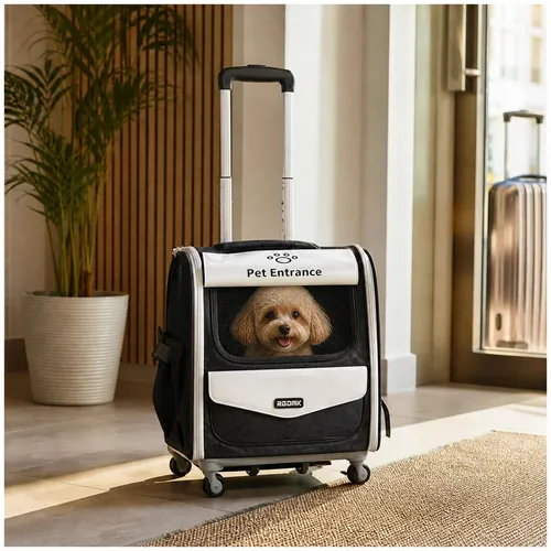 Produktbild HTI-Living Tiertransporttasche mit Trolley- und Rucksackfunktion