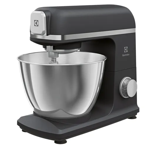 Electrolux E5KM14BPT Standmixer 1200 W Schwarz - Küchenmaschine mit 1200 W Leistung, 6 Geschwindigkeiten und 5 l Schüsselkapazität – ideal zum Schlagen, Kneten und Mixen.