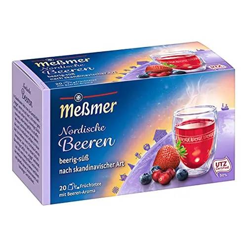 Meßmer Nordische Beere Früchtetee aromatisiert Beeren Geschmack 50g