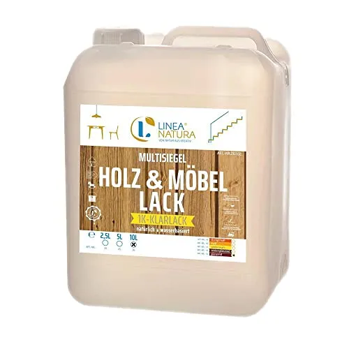 Multisiegel Holz und Möbellack 10L | Wasserbasiert & Glänzend