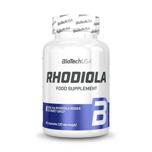 BioTech USA Rhodiola Kapseln, 60 Stück - Hochwertige Kapseln für die tägliche Unterstützung. Ideal für aktive Lebensstile und zur Unterstützung der allgemeinen Fitness.