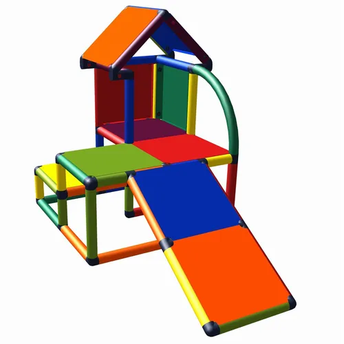 move and stic Spielhaus MILA – Motoriktrainer mit Rutsche