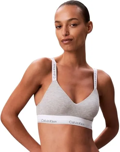 CALVIN KLEIN UNDERWEAR Bralette für Damen, Gr. L, grau in grau von Calvin Klein