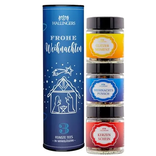 Hallingers Genuss Manufaktur Tee Weihnachts-Geschenk-Set