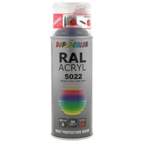 Dupli Color RAL-Lack RAL ACRYL RAL 5022 nachtblau glänzend 400 ml 710230