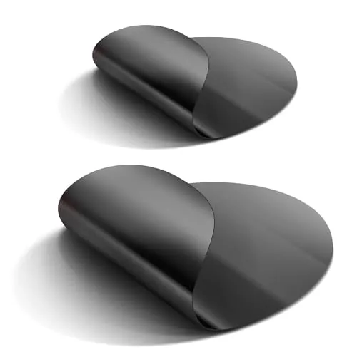 Antihaft Dauer-Bratfolie Set für Pfannen Ø 28cm & Ø 32cm - Backunterlagen für fettfreies Braten und Kochen, wiederverwendbar und spülmaschinenfest, ideal für gesunde Ernährung ohne Fettzugabe.