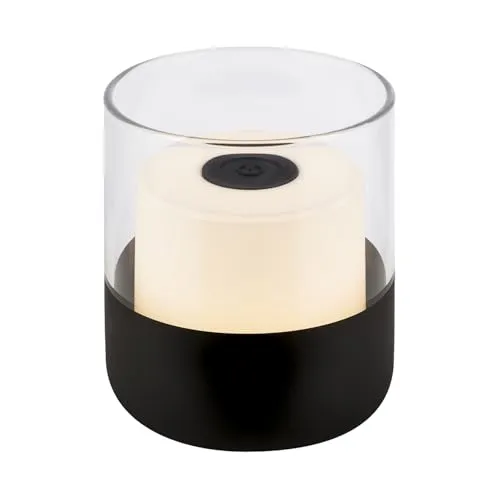 BRILONER Mini LED Tischlampe Kabellos - Tischlampen für Indoor & Outdoor, akkubetrieben mit bis zu 15h Laufzeit, dimmbar per Touch und spritzwassergeschützt (IP44) – ideal für gemütliche Abende auf Balkon oder Terrasse.