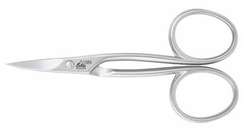 Becker-Manicure PREMIUM HAUTSCHERE mit feiner Spitze aus rostfreiem Edelstahl - Hochwertige Nagelhautschere aus Deutschland, gefertigt aus rostfreiem Edelstahl für präzise und saubere Ergebnisse bei der Maniküre.