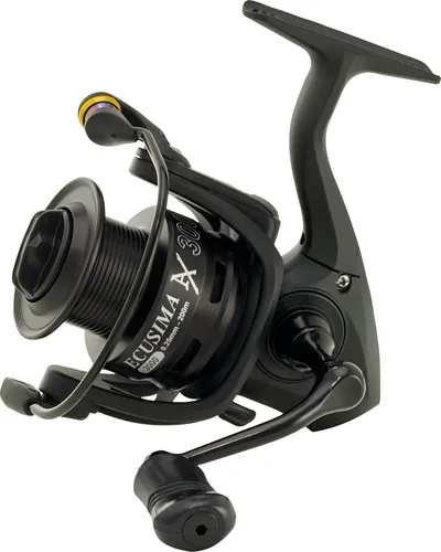 RYOBI Ecusima AX 4000 - Hochwertige Angelrolle für Raubfischangeln - Angelrolle von RYOBI, leicht mit nur 300g, ideal für Kunstköderangeln, mit 10kg Bremskraft und wasser- sowie staubdichter Carbonbremse für optimale Leistung.