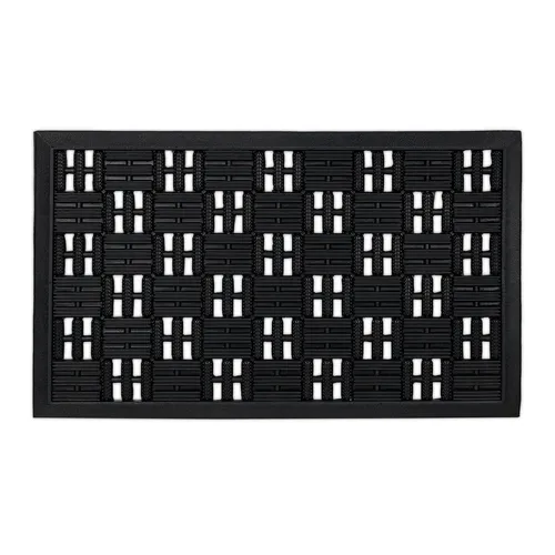 Fußmatte gummi Eingangsmatte Schmutzabtreter Rutschfester Türvorleger wetterfest