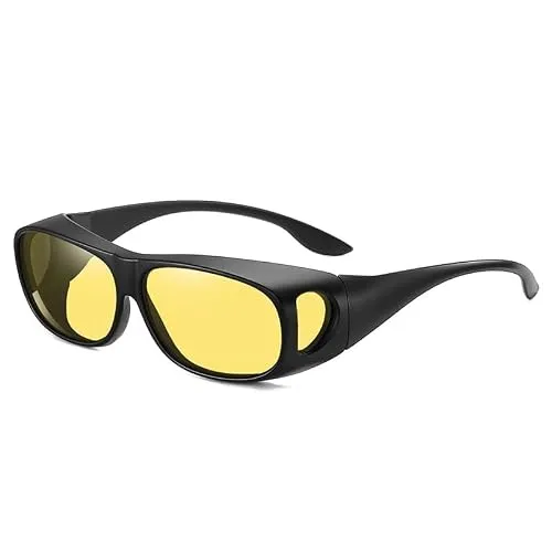 Polarisierte Nachtbrille für Sehhilfen – Blendfrei mit UV-Schutz