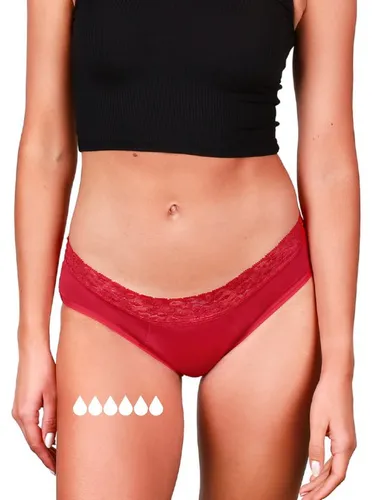 Taynie Periodenunterwäsche - Queen ultra - Periodenslip - Taynie Queen ultra Periodenslip für starken Schutz während der Periode. Ersetzt bis zu 6 Tampons, ist nachhaltig und bietet eine bequeme, atmungsaktive Passform.