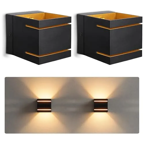 Wandleuchten, Wandbeleuchtung Schwarz von SSC-LUXon