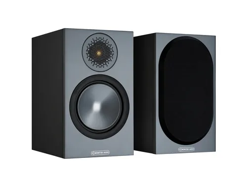 Monitor Audio Bronze 50 6G - Kompaktlautsprecher in Schwarz - Regal-Lautsprecher für Stereo & Heimkino mit 2-Wege Technik, 80 Watt Leistung und magnetischer Abdeckung für optimalen Klang und elegantes Design.