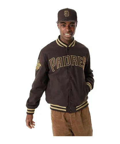 New Era Sweatjacke San Diego Padres Varsity Jacke XXL - Bequeme Sweatjacke in Braun aus Baumwollmischung für lässige Outfits. Ideal für Fans der San Diego Padres und perfekt für den täglichen Gebrauch.