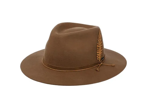 Stetson Filzhut (1-St) Wollfilzhut mit Lederband