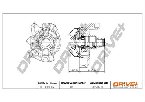 Dr!ve+ Wasserpumpe DP2310.10.114