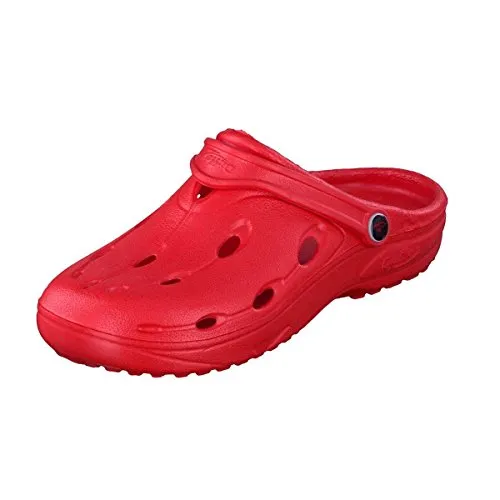 chung shi Unisex Dux Clogs in rot von Chung Shi