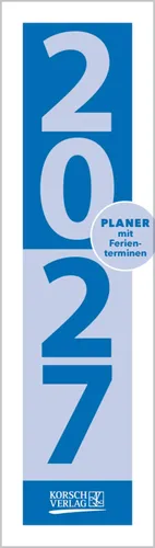 Streifenplaner Mini Blau 2027 Verlag Korsch