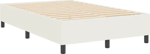 Boxspringbett Creme 120x200 cm Cordstoff von vidaXL