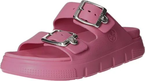 RIEKER Pantolette in Weite G, Gr. XL (42/43), pink