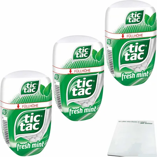 tic tac fresh mint Big Pack 3er Pack 3x98g Packung usy Block