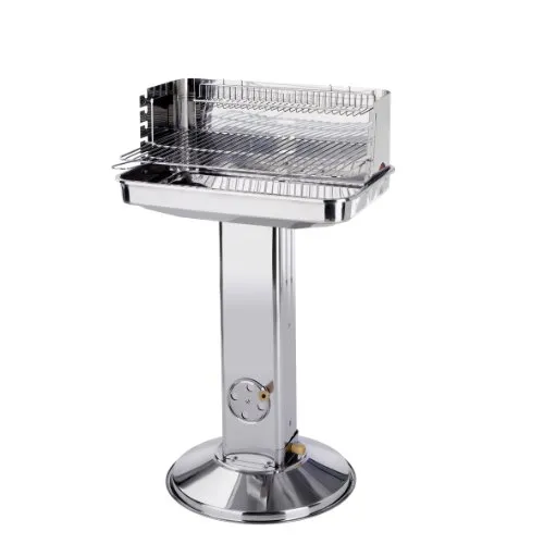 Greemotion 481503 Edelstahl-Säulengrill Morpheus 58 x 37 x 90 cm