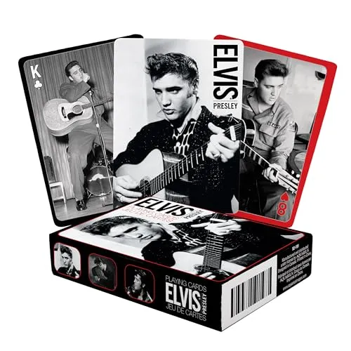 AQUARIUS Elvis Presley Spielkarten Black & White