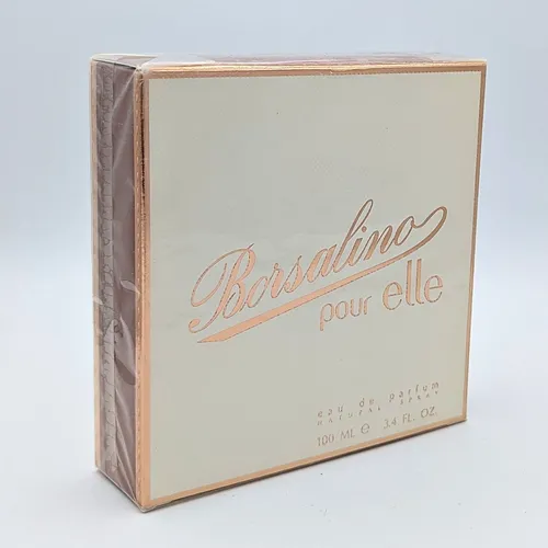 Borsalino pour elle Eau de Parfum 100ml - Blumig-pudriger Duft für Frauen, ideal für jeden Anlass. Hochwertiges Eau de Parfum im praktischen Spray-Format, perfekt für die tägliche Anwendung.