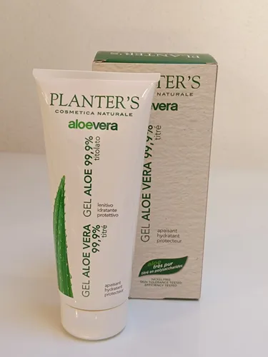 Planter's Gel Aloe Vera 99,9% (200ml) - Tagespflege für alle Hauttypen, spendet intensive Feuchtigkeit und beruhigt die Haut mit reinem Aloe Vera Gel.