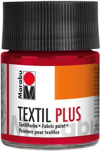 Marabu Stoffmalfarbe Textil plus 50 ml karminrot 032 von Marabu