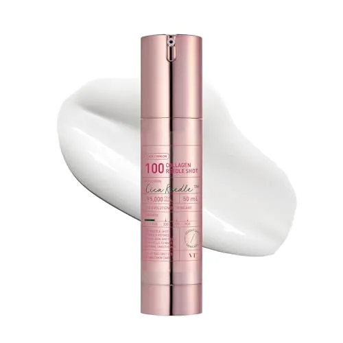 VT Cosmetics Collagen Reedle Shot 100 - 50 ml - Tagespflege mit intensivem Kollagen für straffere Haut und einen jugendlichen Glow. Rezeptfrei und ideal für die tägliche Anwendung.