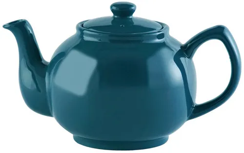 Teekanne Betty von PRICE & KENSINGTON®, 1,1 l, 6 Tassen, petrol - Teekocher aus Steinzeug, spülmaschinengeeignet und ideal für Teeliebhaber, die stilvoll servieren möchten.