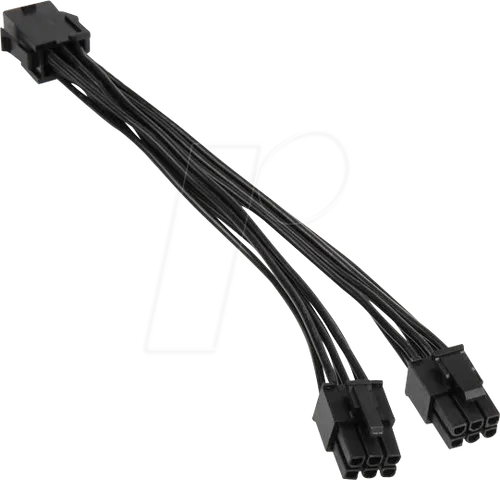 KOLINK 01060 - Kolink Adapter 6-Pin-PCIe auf 2x 6-Pin-PCIe-Stecker, schwarz, 15
